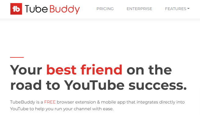 TubeBuddy The Premier YouTube Channel Management Toolkit