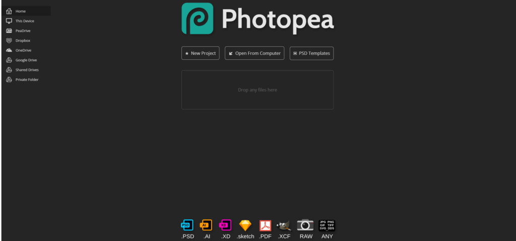 Photopea Online Photo Editor