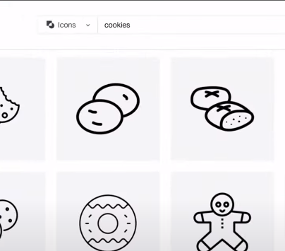 thenounproject cookie search